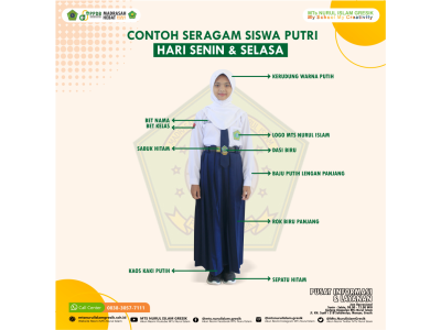 SERAGAM SENIN - SELASA PUTRI
