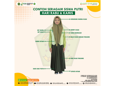 SERAGAM RABU - KAMIS PUTRI