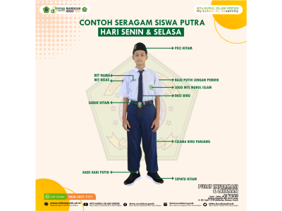 SERAGAM SENIN - SELASA PUTRA